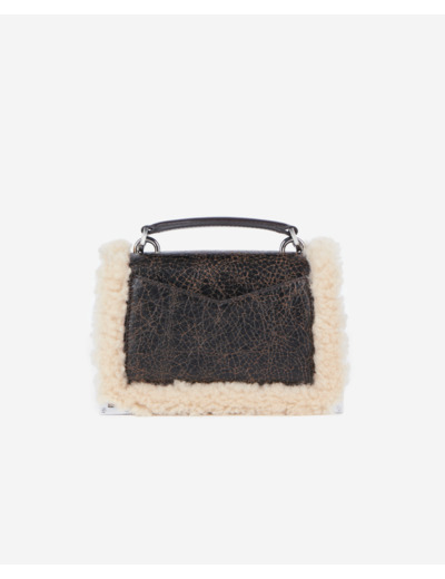 Sac Emily New Nano En Cuir Marron brown