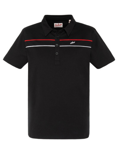 Polo en jersey avec liserés contrastés