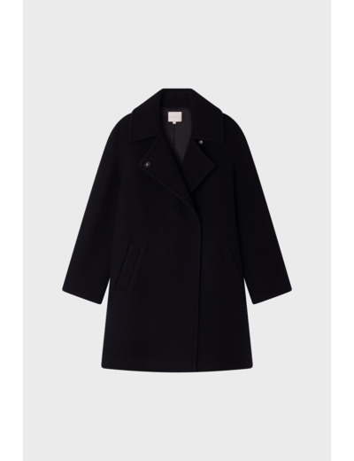 Manteau mi-long en laine - LYNDSAY
