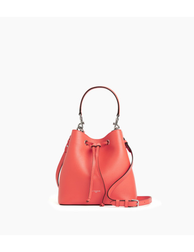 Sac seau Louise en cuir grainé