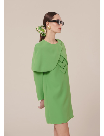 Cape Valentina Vert en Polyester