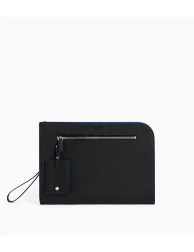 Pochette 13" Emile en cuir signature T