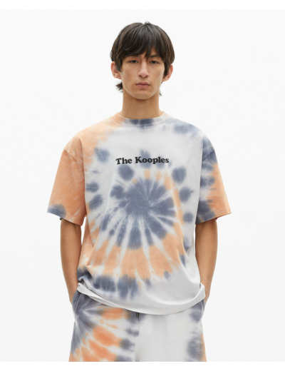 T-Shirt Avec Print Devant new light blue