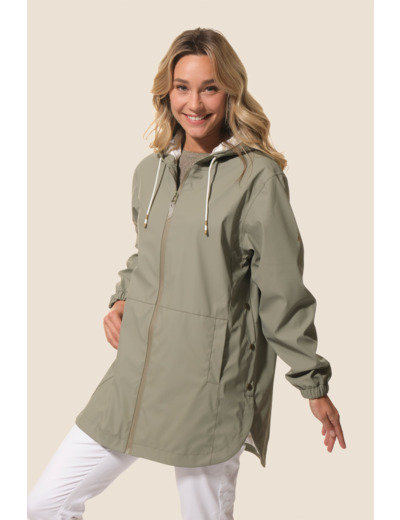 Ciré femme zippé à capuche Pauline