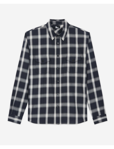 Chemise Manches Longues Et Poches A Carreaux