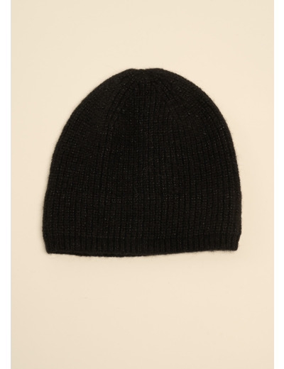 Bonnet à cotes avec lurex