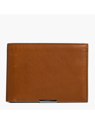 Porte cartes avec poche billet Baudelaire en cuir