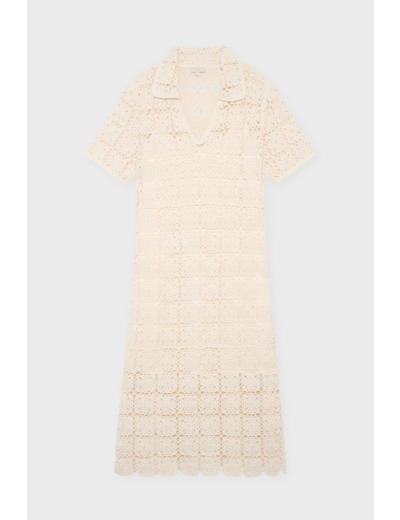 Robe longue en macramé - PETRINA