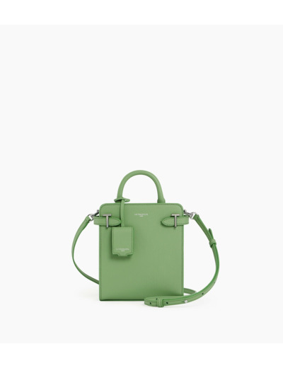 Petit sac à main vertical Emilie en cuir signature T