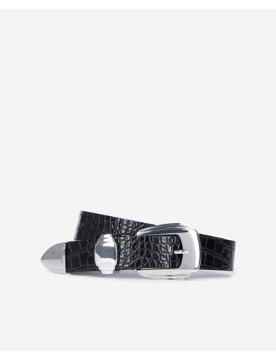 Ceinture En Cuir black