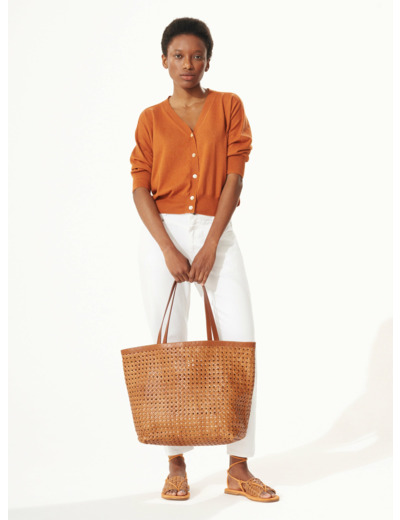 Cardigan cuivre