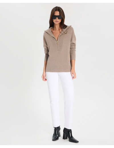 Pull Nabu Taupe en Laine