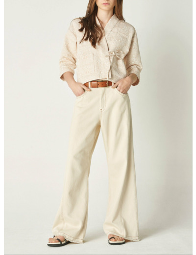 Veste cora creme caramel
