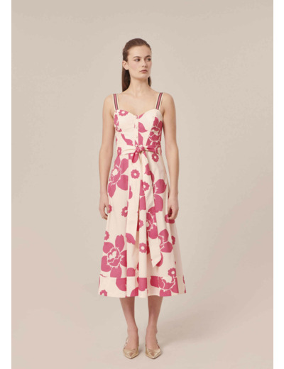 Robe Raquelina Champagne en Coton