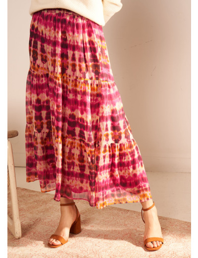 Jupe longue imprimée