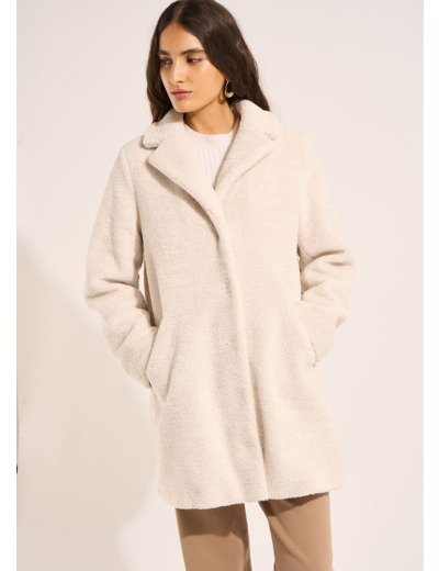 Manteau fausse fourrure