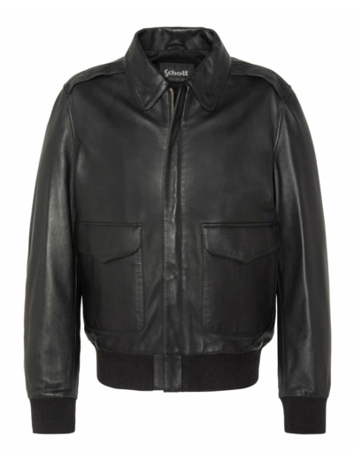 Blouson pilote en cuir d'agneau LCRAF SCHOTT