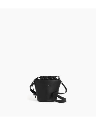 Petit sac seau Gisèle en cuir grainé