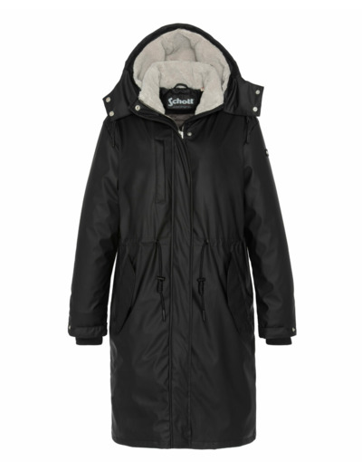 Parka longue aspect gomme HADLEYW SCHOTT