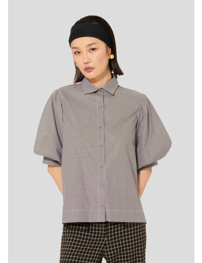 Chemise Calypso Charcoal en Coton