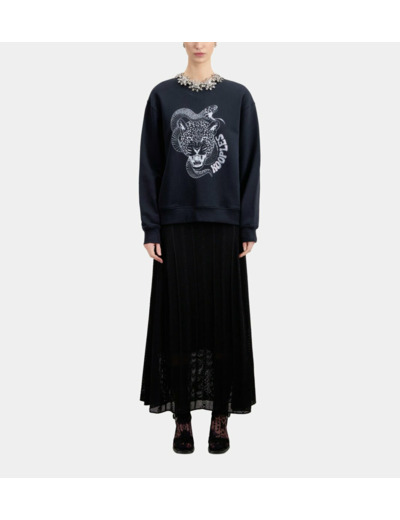 Sweatshirt Avec Print Leo Snake black