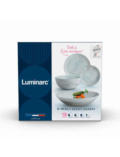 Service 19 pièces granit Diwali Marbre