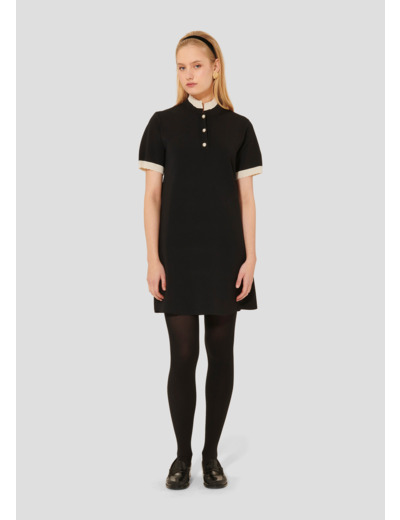 Robe Rosane Noir en Viscose