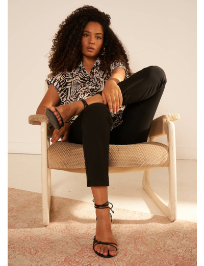 Chemise imprimée oversize