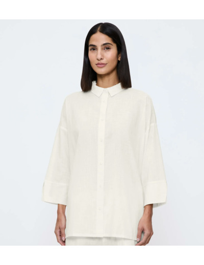Summer Wear Boyfriend Shirt - Robe de plage