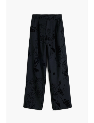 Pantalon Long En Tissu – Femme