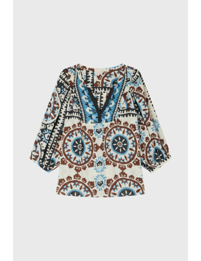 Blouse fluide imprimée - ALIANORE