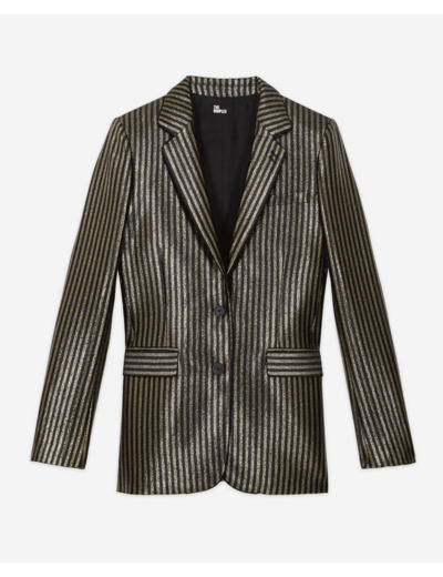 Veste Costume Doree noir