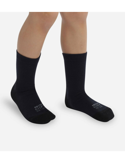 Lot de 2 paires de chaussettes enfant Bleu Marine Ultra Resist