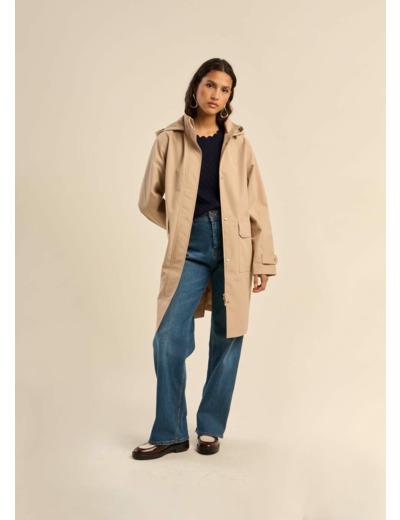 Parka déperlante à capuche