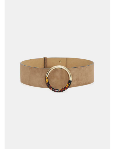 Ceinture Lauren marron en velours