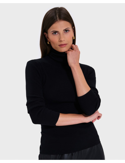 Pull Norvind Noir en Lyocell
