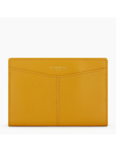 Porte passeport Charlotte en cuir lisse