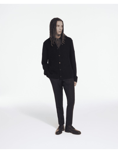 Cardigan Avec Details Point black