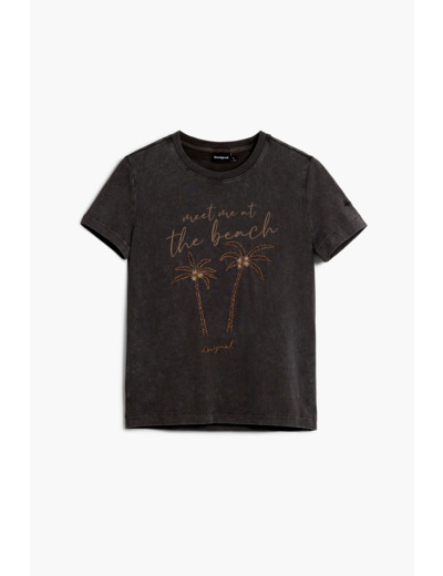 T-Shirt À Manches Courtes En Maille – Femme