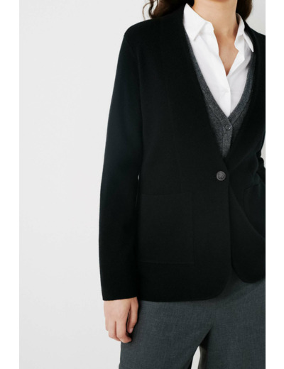 Veste mdiane 100 % laine