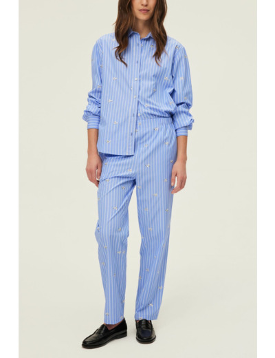 Chemise rayée à sequins - ALISSE