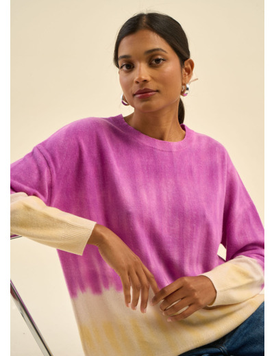 Pull dip dye 100% cachemire