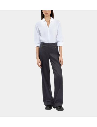Pantalon tailleur bleu marine navy