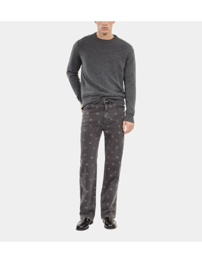 Pull En Laine Gris middle grey mel