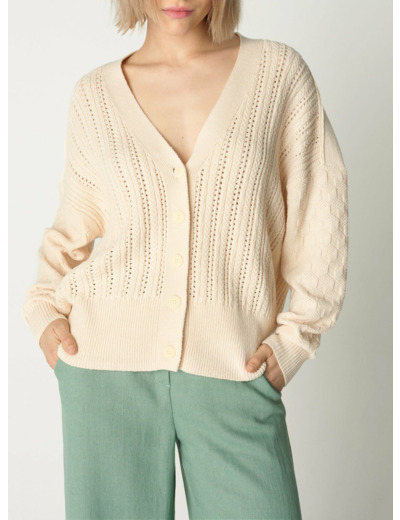 Cardigan liuba avoine