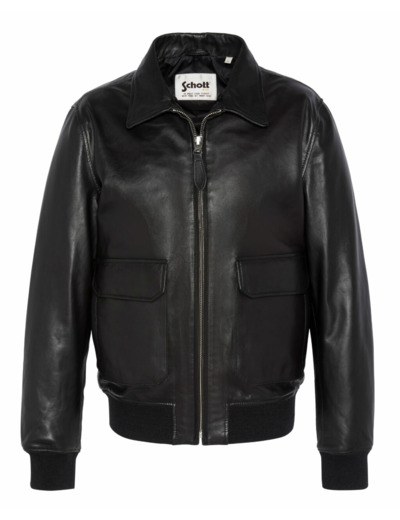 Blouson Casual En Cuir LCPILOTLAMB2 SCHOTT