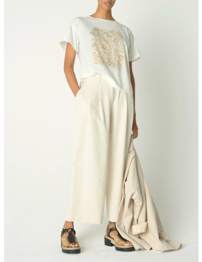 T-shirt daina ecru multico