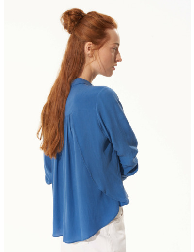 Chemise cobalt