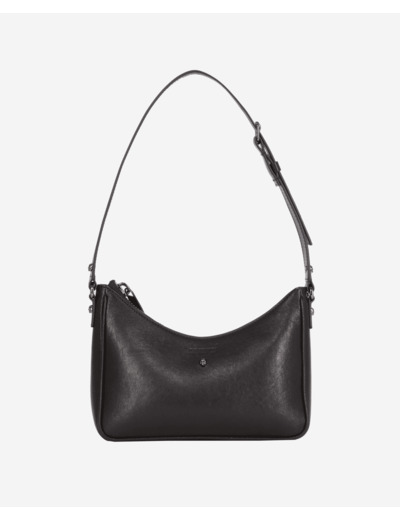 Sac Baguette Elsa En Cuir Lisse black