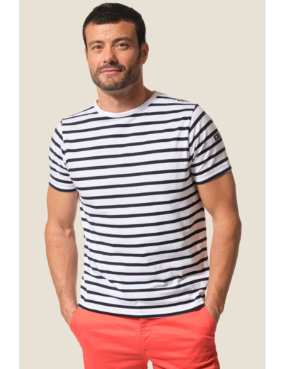 Tee-shirt marinière col rond Bruce